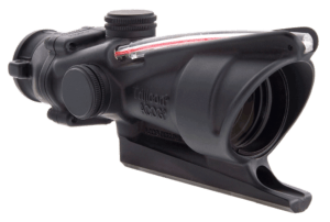 Trijicon 200035 AccuPoint Black Hardcoat Anodized 2.5-10x56mm 30mm Tube Illuminated Red Triangle Post Reticle