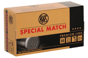 RWS/Umarex 2134233 Special Match Premium Line 22 LR 40 gr Lead Round Nose 50rd Box