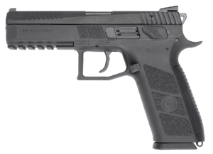 CZ 91620 P-09 Full Size 9mm Luger Single/Double 4.50″ 19+1 Black Polymer Grip/Frame Grip Black Slide