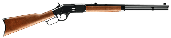 Winchester Repeating Arms 534200137 Model 1873 Short Rifle 38 Special/357 Mag 10+1 20 Blued Round Barrel  Blued Steel Receiver  Rifle-Style Forearm & Cap  Walnut Straight Grip Stock w/Crescent Buttplate  Steel Loading Gate”