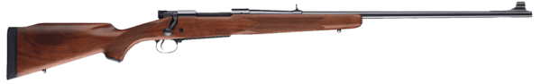 Winchester Repeating Arms 535205138 Model 70 Alaskan 375 H&H Mag 3+1 25″ Free-Floating Recessed Crown Barrel  Forged Steel Receiver w/Integral Recoil Lug  Polish Blued Metal Finish  Checkered Walnut Monte Carlo Stock  Pachmayr Decelerator Recoil Pad