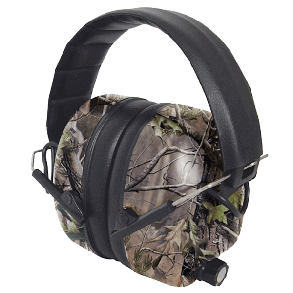 Radians 430EHP4UCS 430 Electronic Muff 27 dB Over the Head Camo/Black Adult 1 Pair