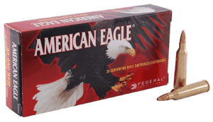 Federal AE22250G American Eagle 22-250 Rem 50 gr Jacketed Hollow Point (JHP) 20rd Box
