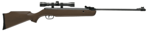 Crosman 30021 Vantage NP Air Rifle Nitrogen Piston 177 1rd Shot Black Black Receiver Hardwood Scope 4x32mm