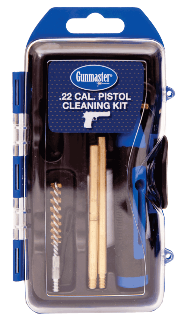 DAC GM22P GunMaster Cleaning Kit 22 Cal Pistol/14 Pieces Black/Blue