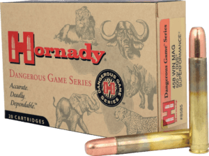 Hornady 8585 Dangerous Game Superformance 458 Win Mag 500 gr Dangerous Game Solid 20 Rd Box / 6 Cs