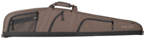 Allen 99452 Daytona Shotgun Case made of Endura with Mocha Brown Finish & Black Trim Foam Padding Adjustable Sling 4 Pockets & Easy Clean Lining 52″ L