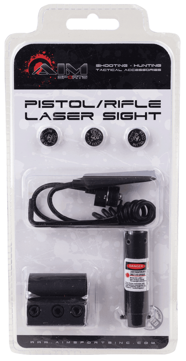 Aim Sports LH002 Red Rifle Laser Sight  Black Anodized