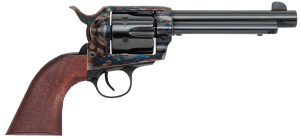 Traditions SAT73003 1873 Single Action Revolver 45 Colt (LC) 6 Round 5.50″ Blued Walnut Grip