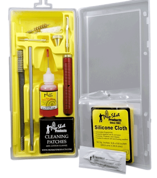 Pro-Shot P4010KIT Classic Box Kit 40 Cal & 10mm Pistol/Yellow Plastic Case