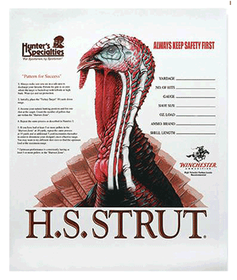 HS Strut 06850 Turkey Turkey Paper Hanging Shotgun 11″ x 11″ Multi-Color 12 PK