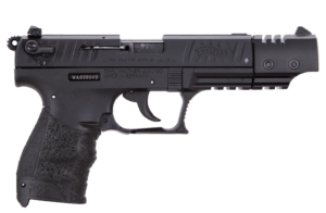 Walther Arms 5120333 P22 *CA Compliant 22 LR 10+1 3.42″ Matte Black Tenifer Serrated/Steel Slide Black Polymer Frame w/Picatinny Rail Black Interchangeable Backstrap Grips