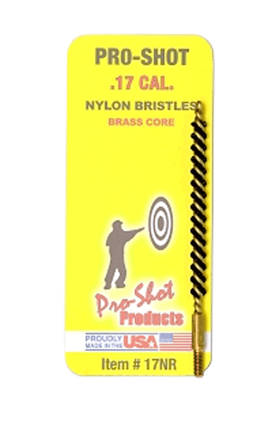 Pro-Shot 30NR Bore Brush 7.62mm/30 Cal Rifle #8-32 Thread Nylon Bristles Brass Core
