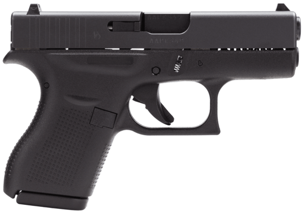 Glock UI4250201 G42 380 ACP 3.25″ 6+1 Black Polymer Grip