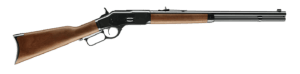 Winchester Repeating Arms 534200137 Model 1873 Short Rifle 38 Special/357 Mag 10+1 20 Blued Round Barrel  Blued Steel Receiver  Rifle-Style Forearm & Cap  Walnut Straight Grip Stock w/Crescent Buttplate  Steel Loading Gate”