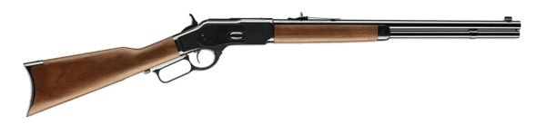 Winchester Repeating Arms 534200140 Model 1873 Short Rifle 44-40 Win 10+1 20 Blued Round Barrel  Rifle-Style Forearm & Cap  Walnut Straight Grip Stock w/Crescent Buttplate  Steel Loading Gate”
