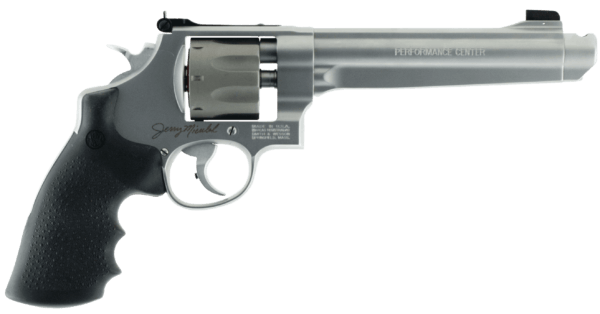 Smith & Wesson 170341 Model 929 Performance Center  9mm Luger 6.50 Stainless Barrel  8rd Titanium Cylinder  Matte Stainless Steel N-Frame  Chromed Teardrop Hammer  Jerry Miculek Signature”