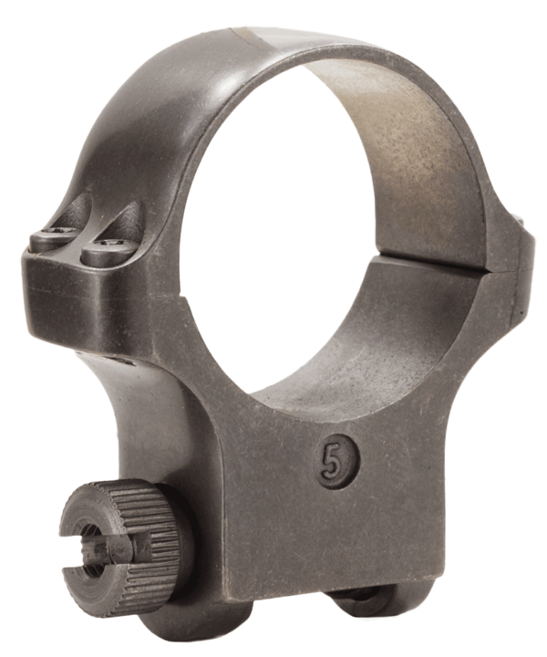 Ruger 90319 5K Scope Ring For Rifle High 30mm Tube Hawkeye Matte Stainless Steel