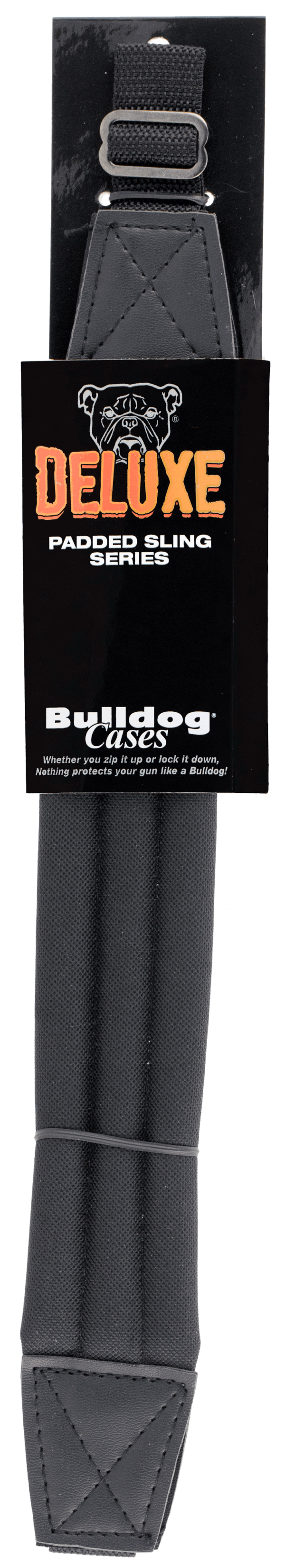 Bulldog BD810 Deluxe Sling made of Black Nylon with 1″ W & Padded Design for Rifles