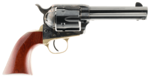 Taylors & Company 550835 Ranch Hand  45 Colt (LC) Caliber with 4.75 Blued Finish Barrel  6rd Capacity Blued Finish Cylinder  Color Case Hardened Finish Steel Frame & Walnut Grip”