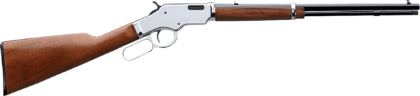 Taylors & Company 550223 Uberti Scout 22 LR Caliber with 14+1 Capacity  19 Blued Barrel  Chrome-Plated Metal Finish & Walnut Stock Right Hand (Full Size)”