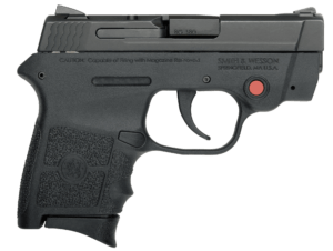 Smith & Wesson 10048 M&P 380 Bodyguard Crimson Trace 380 ACP 2.75″ 6+1 Black Stainless Steel Black Polymer Grip