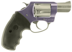 Charter Arms 53840 Undercover Lite Lavender Lady 38 Special 5rd 2″ Stainless Finished Barrel/Cylinder Aluminum Frame w/Anodized Lavender Finish Standard Hammer Finger Grooved Black Rubber Grip