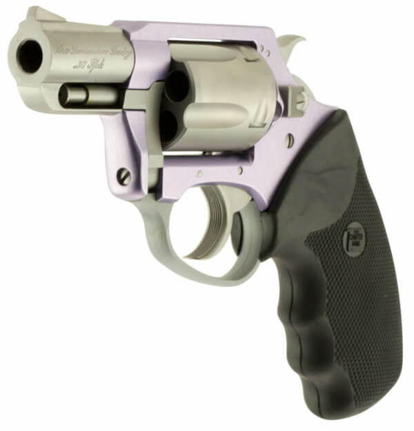Charter Arms 53840 Undercover Lite Lavender Lady Revolver Single/Double 38 Special 2″ 5 Rd Black Synthetic Grip Stainless