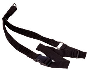 Caldwell 156215 Single Point Tactical Sling made of Black Nylon with Adjustable Bungee Design & QD Release Buckle for AR Platforms
