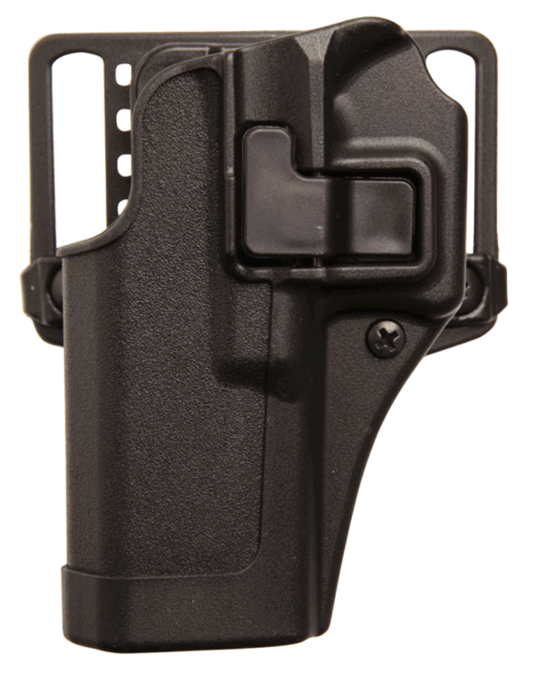 Blackhawk 410567BKL Serpa CQC OWB Matte Black Polymer Belt Loop/Paddle Fits Glock 42 Left Hand