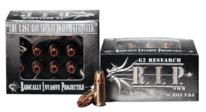 Nosler 37151 Defense Handgun 9mm Luger +P 124 gr Bonded Performance Tipped (BPT) 20rd Box