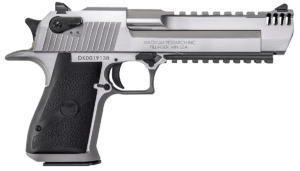 Magnum Research DE50SR Desert Eagle Mark XIX 50 AE 6″ 7+1 Stainless Steel Black Polymer Grip