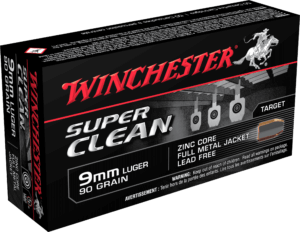 Winchester Ammo W40SWLF Super Clean  40 S&W 120 gr Lead Free Full Metal Jacket 50rd Box