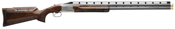 Browning 0180033009 Citori 725 Pro Trap 12 Gauge 32″ Barrel 2.75″ 2rd  Blued Ported Barrels  Silver Nitride Finished Engraved Receiver With Gold Accents  Black Walnut Stock With Pro Fit Adjustable Comb  Pro Balance System