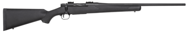 Mossberg 27843 Patriot 22-250 Rem Caliber with 5+1 Capacity 22″ Fluted Barrel Matte Blued Metal Finish & Black Synthetic Stock Right Hand (Full Size)