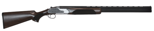 CZ-USA 06455 WingShooter Elite 12 Gauge 3 2rd 28″ Gloss Black Chrome Barrel  Engraved Satin-Gloss Chrome Metal Finish  Turkish Walnut Stock Includes 5 Chokes”