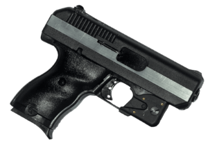 Hi-Point 916LLTGM C9 9mm Luger 8+1 3.50″ Black Steel Barrel Black Powder Coated Serrated Slide Frame & Polymer Grips Right Hand Includes LaserLyte Laser