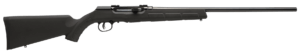 Savage Arms 47005 A17 Target Semi-Auto 17 HMR Caliber with 10+1 Capacity 22″ Barrel Black Metal Finish & Fixed Thumbhole Gray Laminate Stock Right Hand (Full Size)