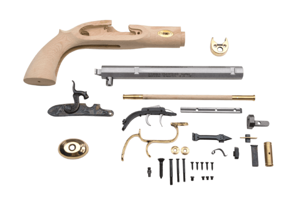 Traditions KPC51002 Trapper Pistol Kit 50 Cal Percussion 9.75 Blued Octagon Barrel Sidelock Action”