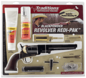 Traditions FRS18511 1851 Navy Revolver 44 Black Powder 7.38″ Hammer/Blade #11 Percussion