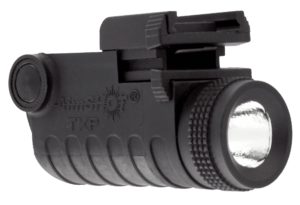 AimShot TXP TXP For Handgun 130 Lumens Output White LED Light Picatinny Rail Mount Matte Black Carbon Fiber Nylon