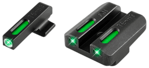 TruGlo TG13FN3A TFX Black | Green Tritium & Fiber Optic White Outline Front Sight Green Tritium & Fiber Optic Rear Sight