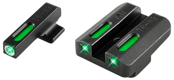 TruGlo TG13FN3A TFX Black | Green Tritium & Fiber Optic White Outline Front Sight Green Tritium & Fiber Optic Rear Sight
