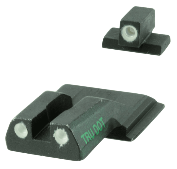 Meprolight USA 117703101 Tru-Dot  Black | Green Tritium Front Sight Green Tritium Rear Sight Set
