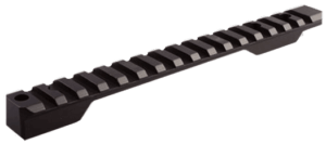 Talley PLO258700 Picatinny Rail Black Anodized Aluminum Compatible w/ Remington 700/40X 8-40 Screws Mount Long Action