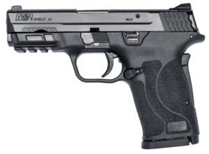 Smith & Wesson 12437 M&P 9 Shield EZ M2.0 9mm Luger 3.68″ 8+1 Black Polymer Grip No Thumb Safety 3-Dot Adjustable