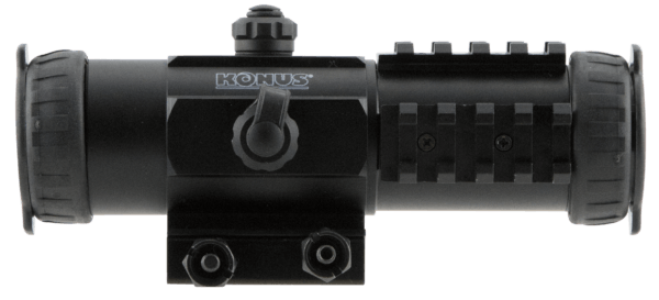 Konus 7203 Sight-Pro PTS2 3x 30mm Obj 2.8 MOA Illuminated Red/Blue Black