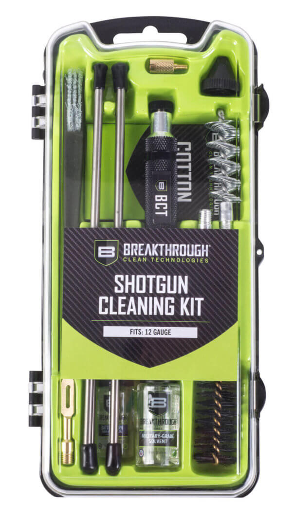 Breakthrough Clean BTCCC12G Vision Series Cleaning Kit 12 Gauge Shotgun/15 Pieces Multi-Color