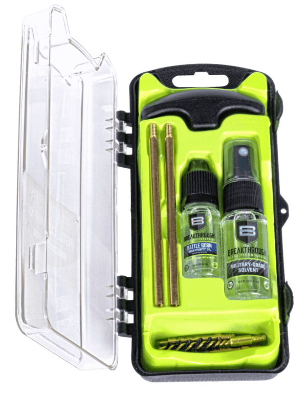 Breakthrough Clean BTECC40 Vision Series Cleaning Kit 40 Cal & 10mm Pistol/10 Pieces Multi-Color