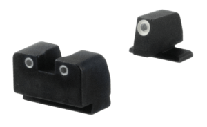 AmeriGlo XD181 Optic Compatible Sight Set for Springfield Armory XD Black | Tall Green Tritium with White Outline Front Sight Tall Green Tritium with White Outline Rear Sight